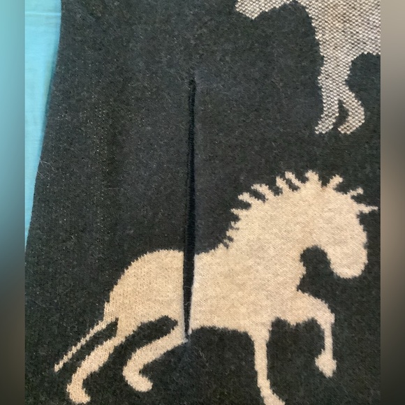 Anthropologie Field Flower Black Wool Hooded Cardigan Sweater, Size 2X. - Picture 13 of 16